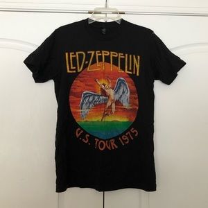 Led Zeppelin Band Black T-Shirt